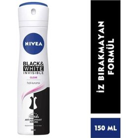 Nivea Invisible Black and White Clear 150 ml Leke Karşıtı Deodorant