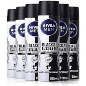 Nivea Invisible Black & White 6x150 ml Erkek Deodorant