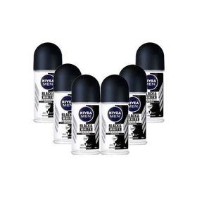 Nıvea Invisible Black & White 6x50 Erkek Roll-On Deodorant