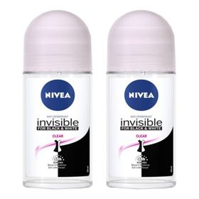 Nivea Invısıble Black Whıte Clear 2x50 ml Kadın Deodorant