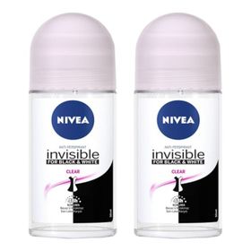 Nivea Invısıble Black Whıte Clear 2x50 ml Kadın Deodorant
