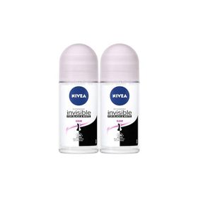 Nivea Invısıble Black Whıte Clear 2x50 ml Kadın Deodorant