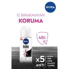 Nivea Invisible Black White Clear 50 ml Kadın Roll-On