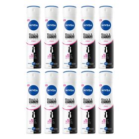 Nivea Invisible Black White Clear Sprey 10x150 ml Deodorant