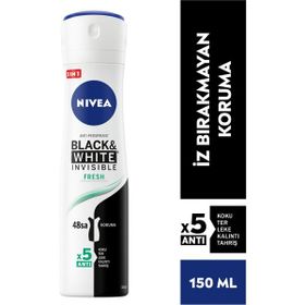 Nivea Invisible Black White Fresh 150 ml Leke Karşıtı Deodorant