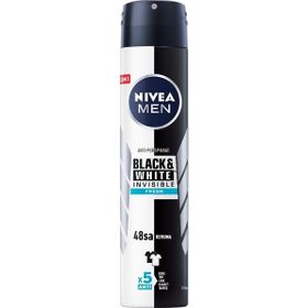 Nivea Invisible Black White Fresh 200 ml Erkek Sprey Deodorant