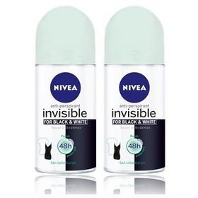 Nivea Invisible Black & White Fresh 2x50 ml Kadın Roll-On Deodorant