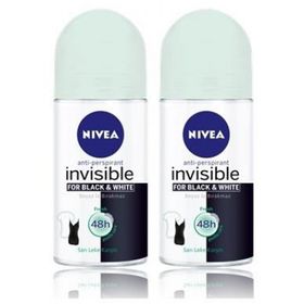 Nivea Invisible Black & White Fresh 2x50 ml Kadın Roll-On Deodorant