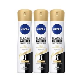 Nivea Invisible Black & White Fresh 30x150 ml Kadın Deodorant
