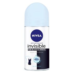 Nivea Invisible Black & White Fresh 50 ml Kadın Roll-On Deodorant