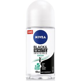 Nivea Invisible Black & White Fresh 50 ml Kadın Roll-On Deodorant