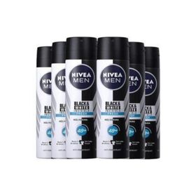Nivea Invisible Black White Fresh Erkek 6x150 ml Sprey Deodorant