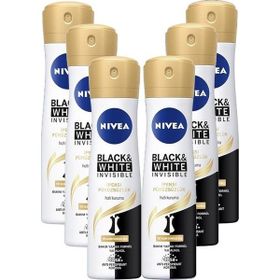 Nivea Invisible Black & White İpeksi Pürüz 6x150 ml Kadın Deodorant