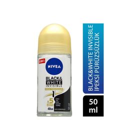 Nivea Invisible Black & White İpeksi Pürüzsüzlük 50 ml Roll-On