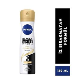 Nivea Invisible Black White İpeksi Pürüzsüzlük 5x150 ML Kadın Sprey Deodorant