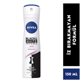 Nivea Invisible Black White Original 150 ml Kadın Deodorant