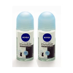 Nivea Invisible Black & White Pure 2x150 ml Kadın Deodorant