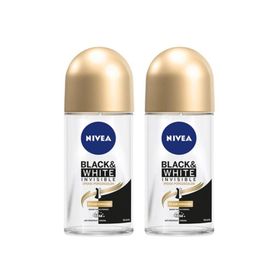 Nivea Invisible Black&White 2x50 ml Kadın Roll-On Deodorant