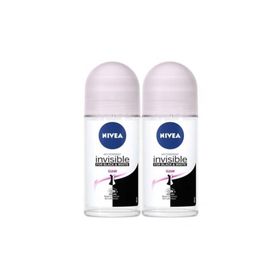 Nivea Invisible Black&White 2x50 ml Kadın Roll-On Deodorant