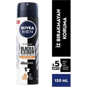 Nivea Invisible Black&White 3x150 ml Erkek Deodorant