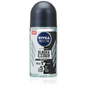 Nivea Invisible Black&White 50 ml Erkek Roll-On Deodorant