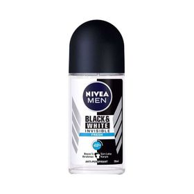 Nivea Invisible Black&White 50 ml Erkek Roll-On Deodorant