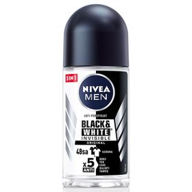 Nivea Invisible Black&White 50 ml Erkek Roll-On Deodorant