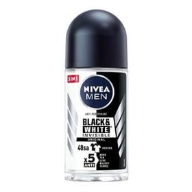Nivea Invisible Black&White 50 ml Erkek Roll-On Deodorant
