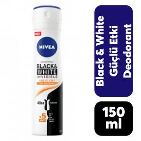 Nivea Invisible Black&White Güçlü Etki 150 ml Kadın Sprey Deodorant