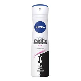 Nivea Invisible For Black White Clear 150 ml Spray Deodorant