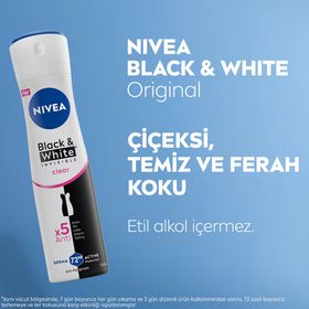 Nivea Invisible For Black White Clear 3x150 ml Deodorant
