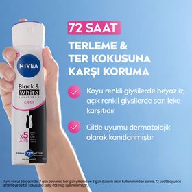 Nivea Invisible For Black White Clear 3x150 ml Deodorant
