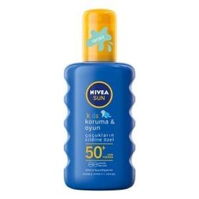 Nivea Koruma Oyun SPF50+ 200 ml Çocuk Güneş Spreyi