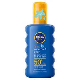 Nivea Koruma Oyun SPF50+ 200 ml Çocuk Güneş Spreyi