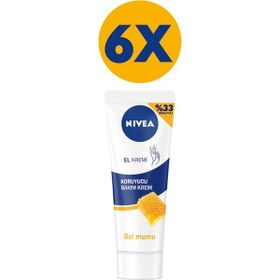 Nivea Koruyucu Bakım Bal Mumu 6x75 ml El Kremi