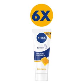 Nivea Koruyucu Bakım Bal Mumu 6x75 ml El Kremi