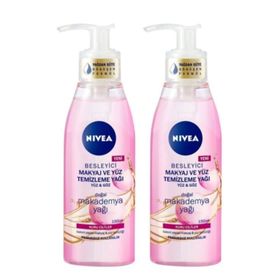 Nivea Kuru Ciltler Besleyici Makyaj ve Yüz Temizleme 2x150 ml Yağı