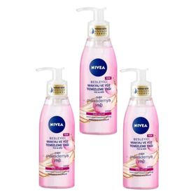Nivea Kuru Ciltler Besleyici Makyaj ve Yüz Temizleme 3x150 ml Yağı