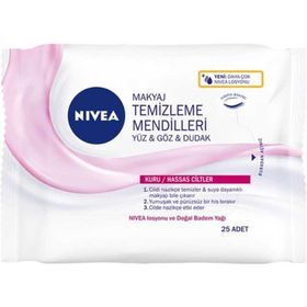 Nivea Kuru-Hassas Ciltler 25 Adet Makyaj Temizleme Mendilleri