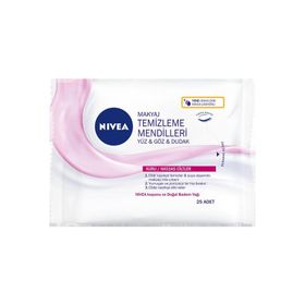 Nivea Kuru ve Hassas Ciltler için 25 Yüz Temizleme Mendili