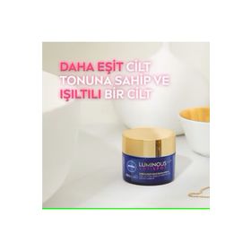 Nivea Luminous630 50 ml Leke Karşıtı Gece Bakım Yüz Kremi