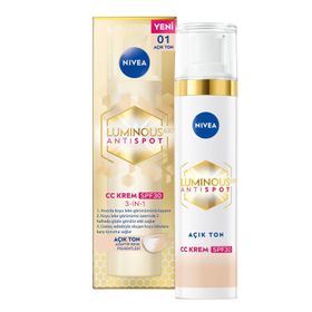 Nivea Luminous630 Light SPF30 40 ml CC Krem