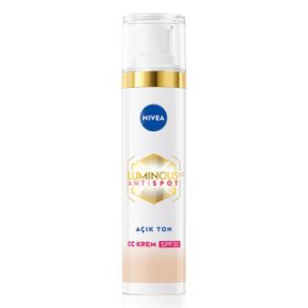 Nivea Luminous630 SPF30 Açık Ton 40 ml Koyu Leke Karşıtı CC Yüz Kremi
