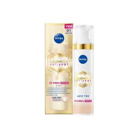 Nivea Luminous630 SPF30 Açık Ton 40 ml Koyu Leke Karşıtı CC Yüz Kremi
