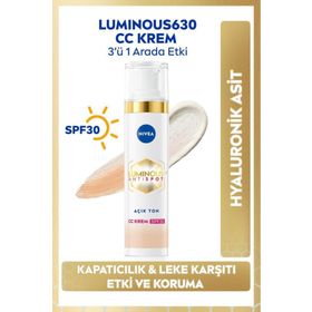 Nivea Luminous630 SPF30 Açık Ton 40 ml Koyu Leke Karşıtı CC Yüz Kremi
