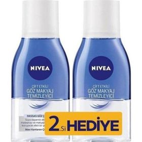 Nivea Make Up Expert 2x125 ml Çift Fazlı Göz Makyaj Temizleyici