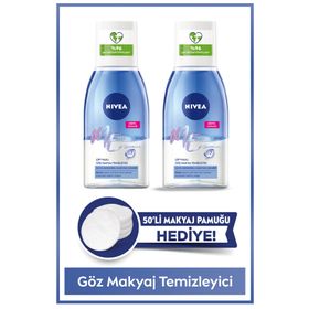 Nivea Make Up Expert 2x125 ml Çift Fazlı Göz Makyaj Temizleyici