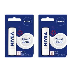 Nivea Med Repair 2x4.8 gr Dudak Bakım Kremi