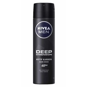 Nivea Men 150 ml Deep Dimension Erkek Sprey Deodorant