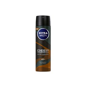 Nivea Men 150 ml Deep Dimension Erkek Sprey Deodorant